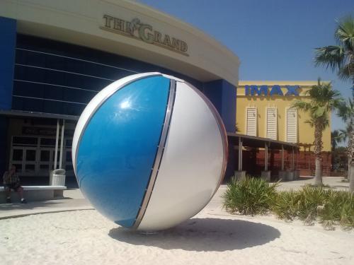 Pose for a Photo with the Large Beach Ball at Pier Park-2146-31