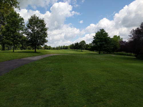Green Fields and Trees At Jamaica Run Golf Course In Germantown, OH