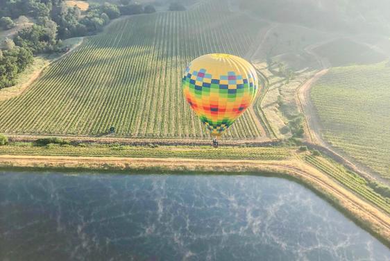 hot air balloon rides napa