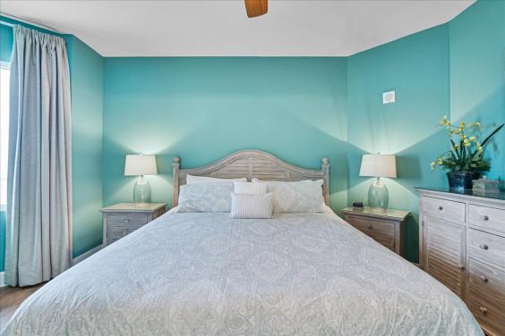 Cozy up in the master bedroom!
