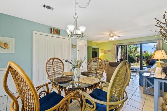 Cozy dining area