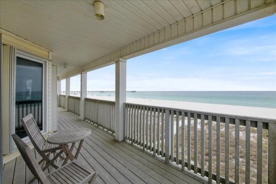 Beautiful views from second floor deck