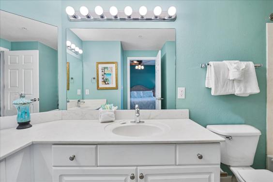Beautiful and bright master bathroom