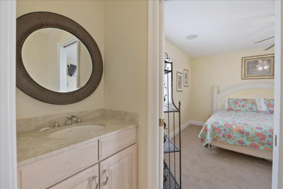Second floor half bath