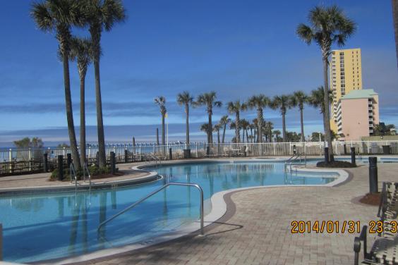 1 of 2 outdoor pools.
