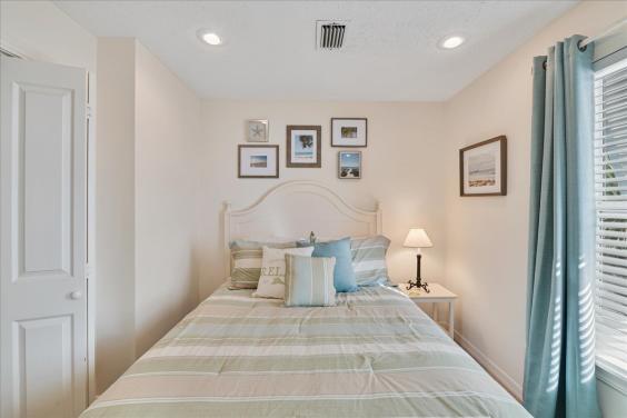 Second floor roadside bedroom