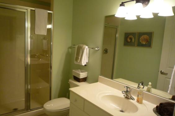 2nd Bath, Walk in Shower with a Bench
