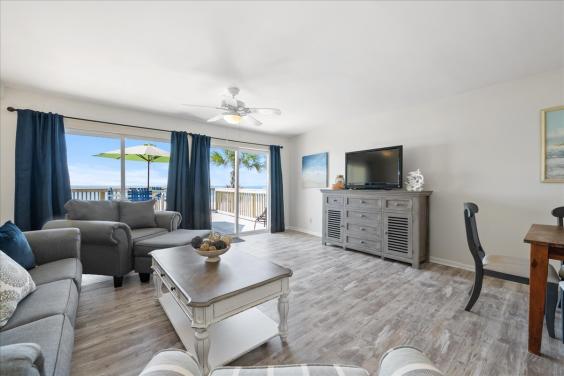 Living room boasts incredible views