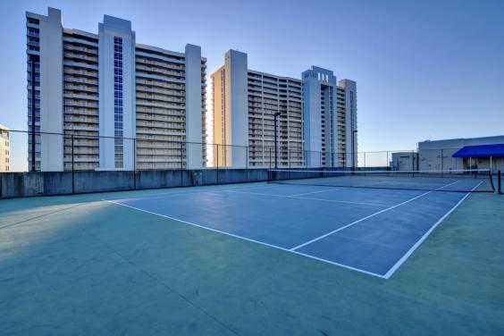 Play Tennis with a view.