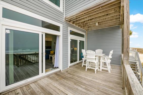 Private deck has great views!