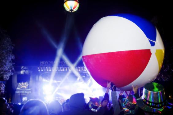 New Year's Eve Beach Ball Drop