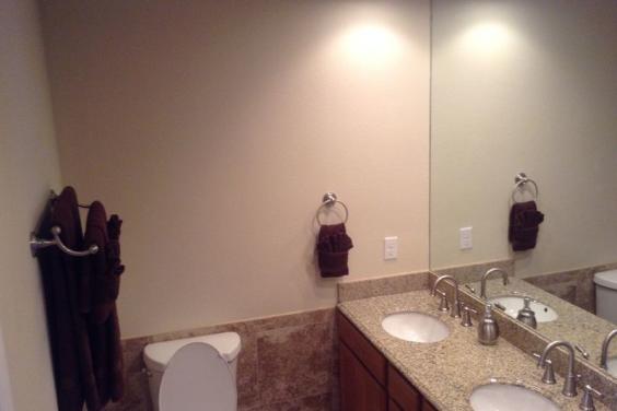 double gramite vanity