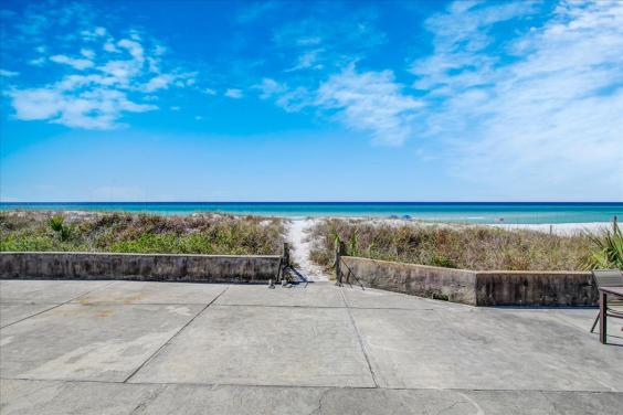 Walk right out to the beach!