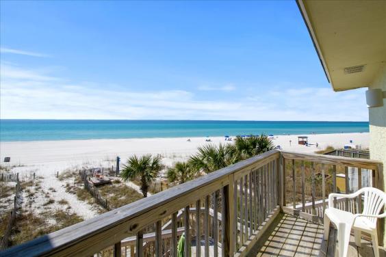 Beautiful views from upstairs balcony!