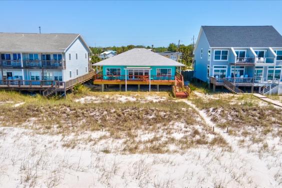 Beachside view of Sea Oates