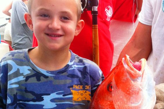 Alex and Red Snapper