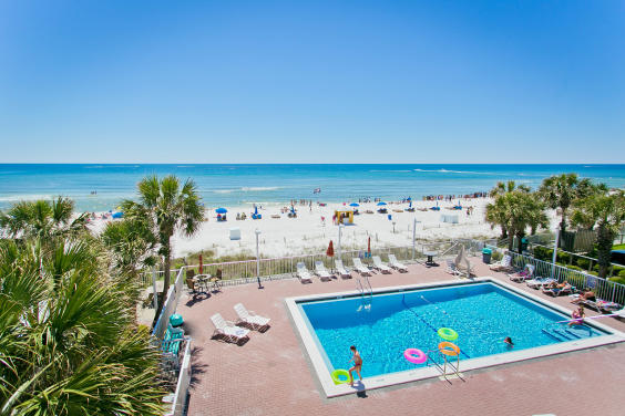 Bikini Beach Resort Pool and Beach View