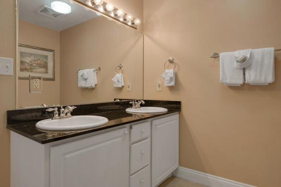 Master Bath with two sinks