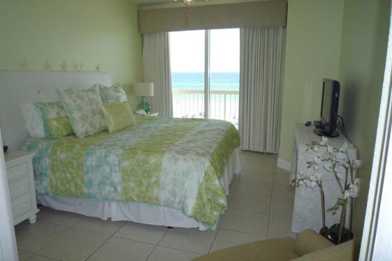 Master Bedroom - King Bed and Directly on the Gulf