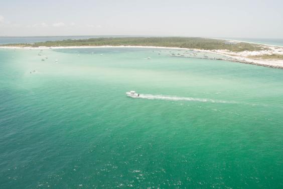 Shell Island at St. Andrews State Park Panama City Beach