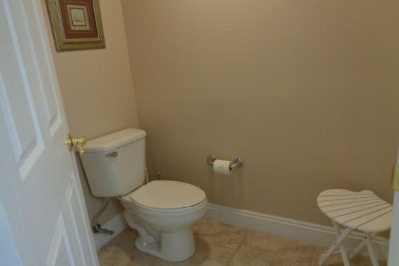 private commode area for those special moments