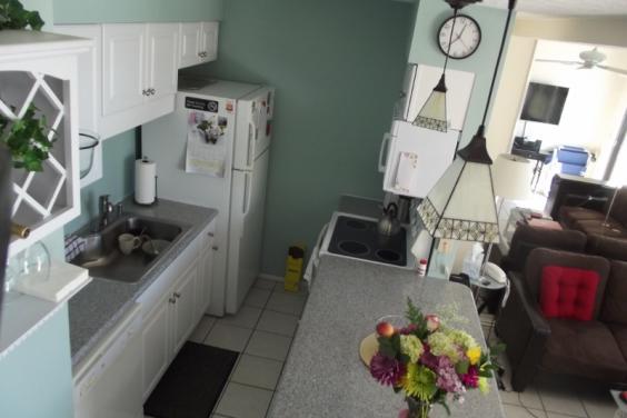 Updated kitchen area