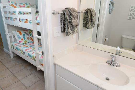 bunk and 1/2 bath