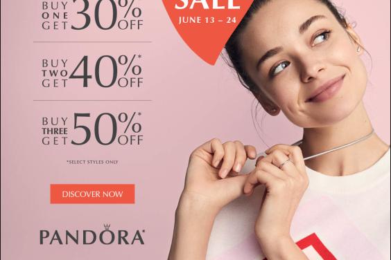 Our SEA of Summer Savings...SAVE up to 50% on PANDORA