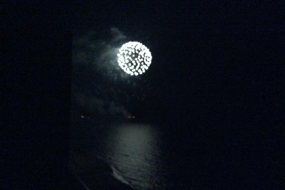 Fireworks from our balcony.