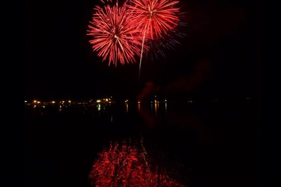 July 3rd Fireworks from the Venture Out Pier on Grand Lagoon