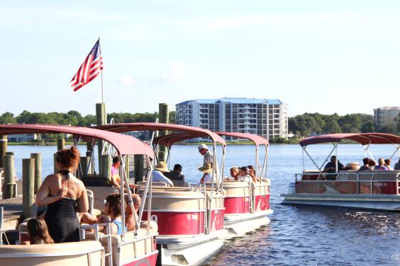 Shell Island Pontoon Boat Rentals