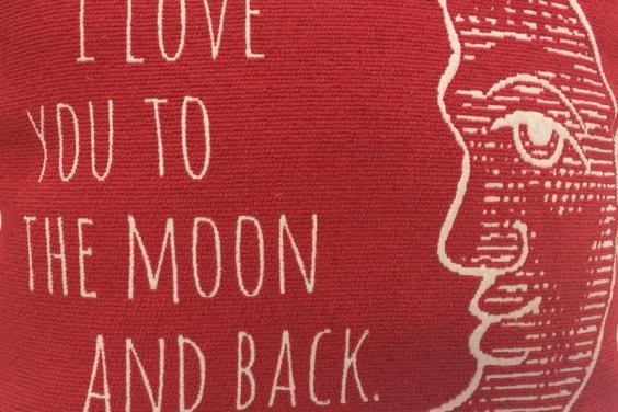 LOVE YOU TO THE MOON AND BACK!  FLIP FLOPS ON THE MOON IS LOVE!