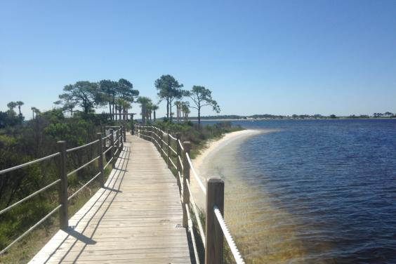 Boardwalk to beach