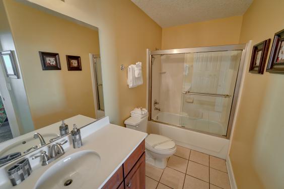 Private Master bath with full shower - blowdryer provided