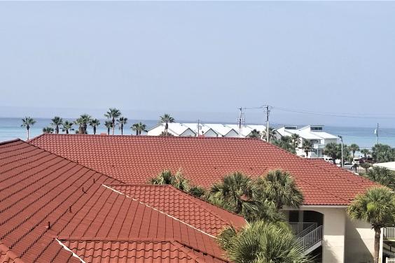 Gulf view from upper balcony