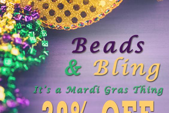 Mardi Gras Beads & Bling Special