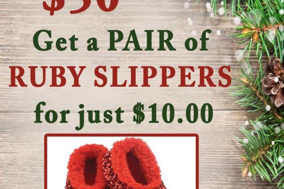 BLACK FRIDAY RUBY SLIPPER DEAL $10!!