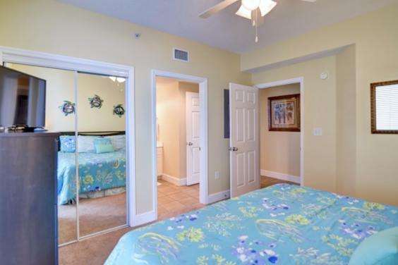 Bedroom into bath and hall