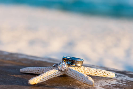 Wedding ring detail