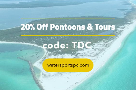 Discounts on Shell Island Pontoon Boats ion Panama City Beach