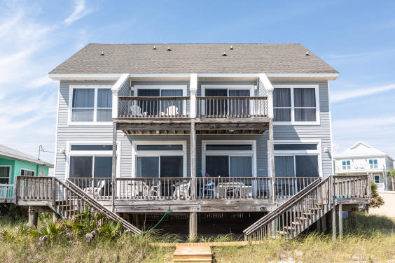 Beachfront view of the beautiful Breakwater Townhome!