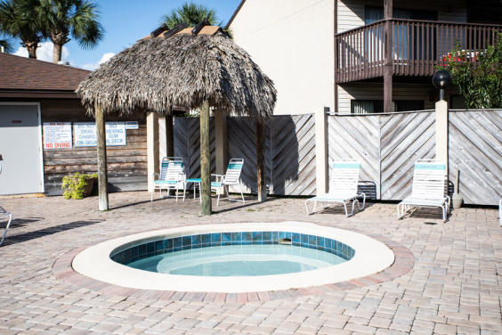 Kiddie pool is a great addition for families!