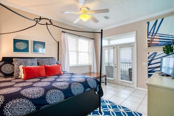 Master Bedroom with Balcony Access