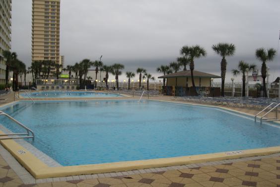 Two Olympic size swimming pools