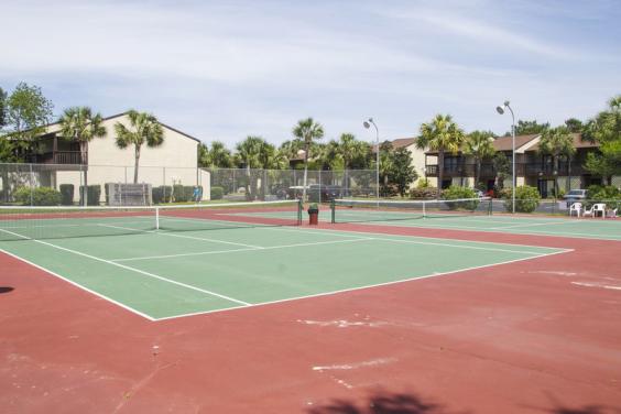 Portside tennis court