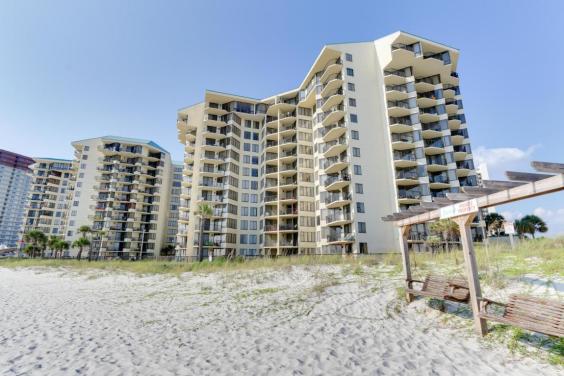 The view from the beach
