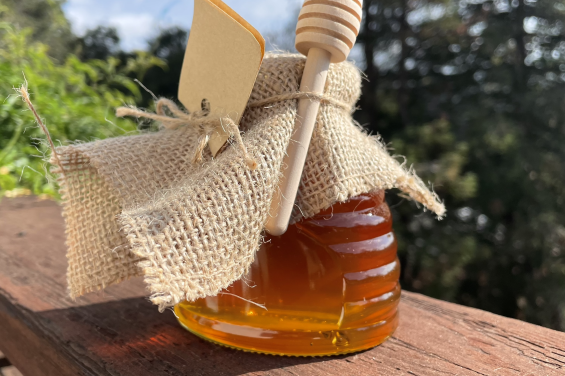 Raw, unfiltered, natural honey