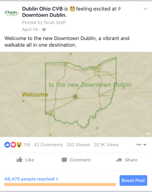 New Downtown Dublin Facebook