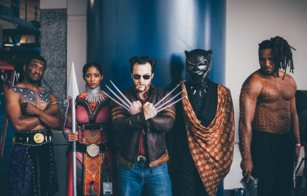 X-Men and Black Panther at Comicpalooza