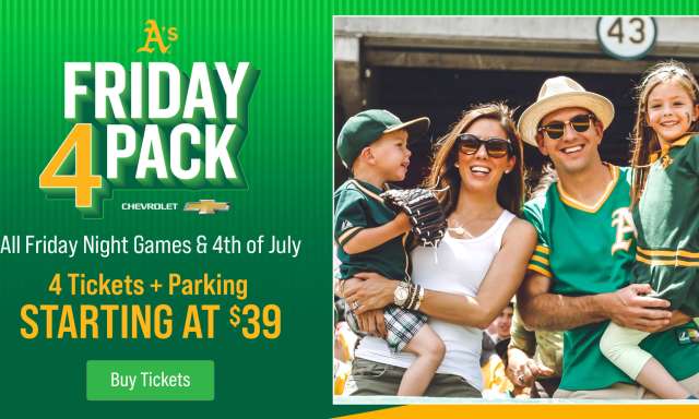 Friday Four-Packs at the Oakland A's